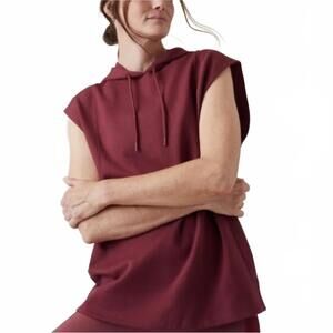 XS (Oversized) - ATHLETA - Sundown Sweatshirt Hoodie Tank NEW $89 msrp